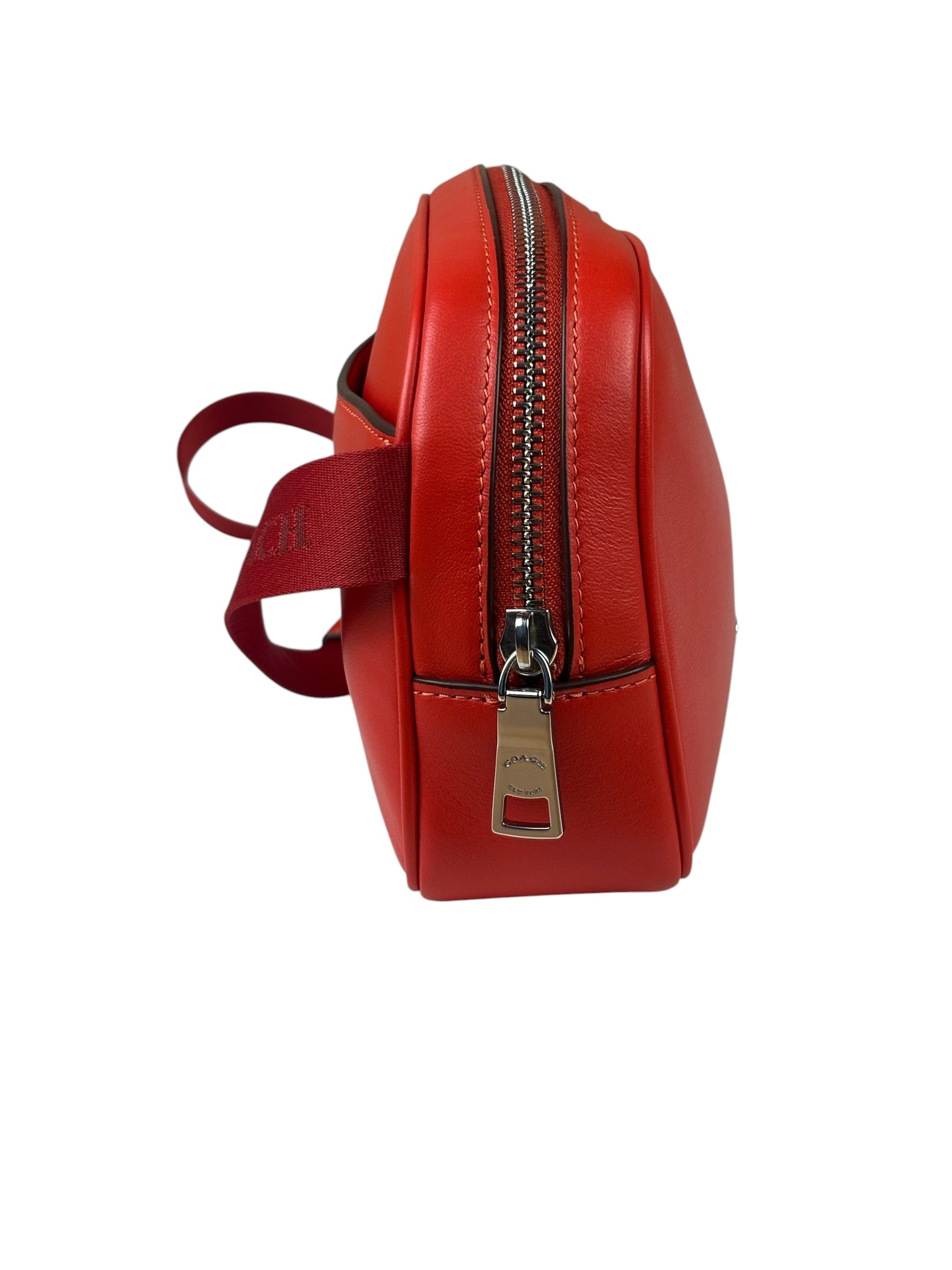 Coach Miami Red Leather Pace Belt Bag