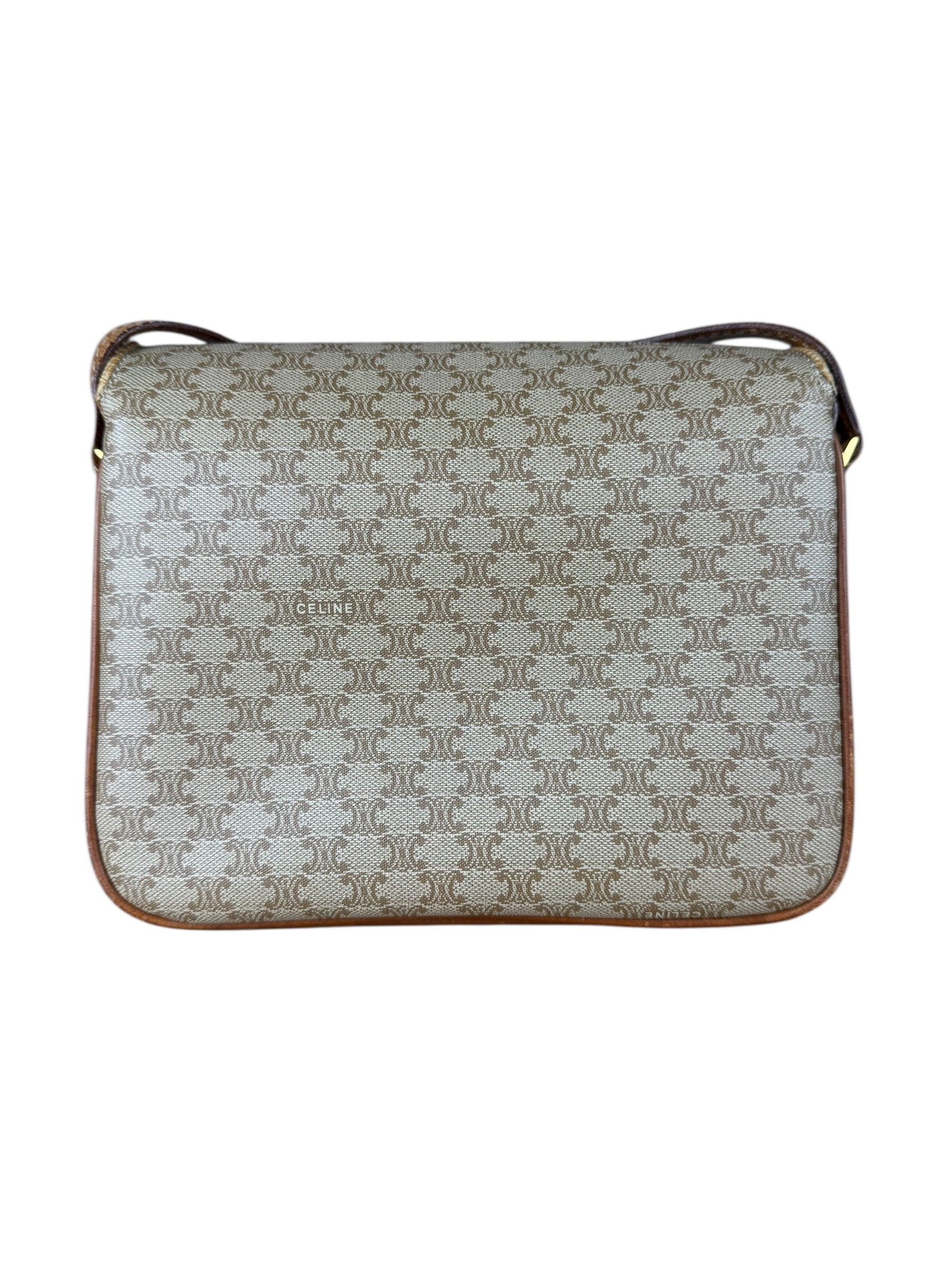 Celine Vintage Macadam Canvas Crossbody Bag