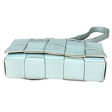 Bottega Veneta Intercciato Cassette Glacier Crossbody