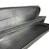 Louis Vuitton Vintage Suhali Silver Leather Zippy Wallet