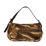 Fendi Pony Hair/Leather Trim Baguette