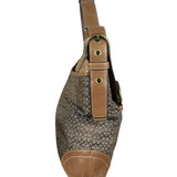 Coach Jacquard Fabric Canvas Monogram Soho Shoulder Bag