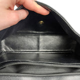 Chanel Black Caviar Leather Single Flap Bag '04