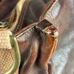 Campomaggi Dark Brown Leather 2 Way Tote