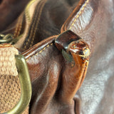 Campomaggi Dark Brown Leather 2 Way Tote