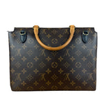 Louis Vuitton Black Leather/ Monogram Marignan 2Way Bag