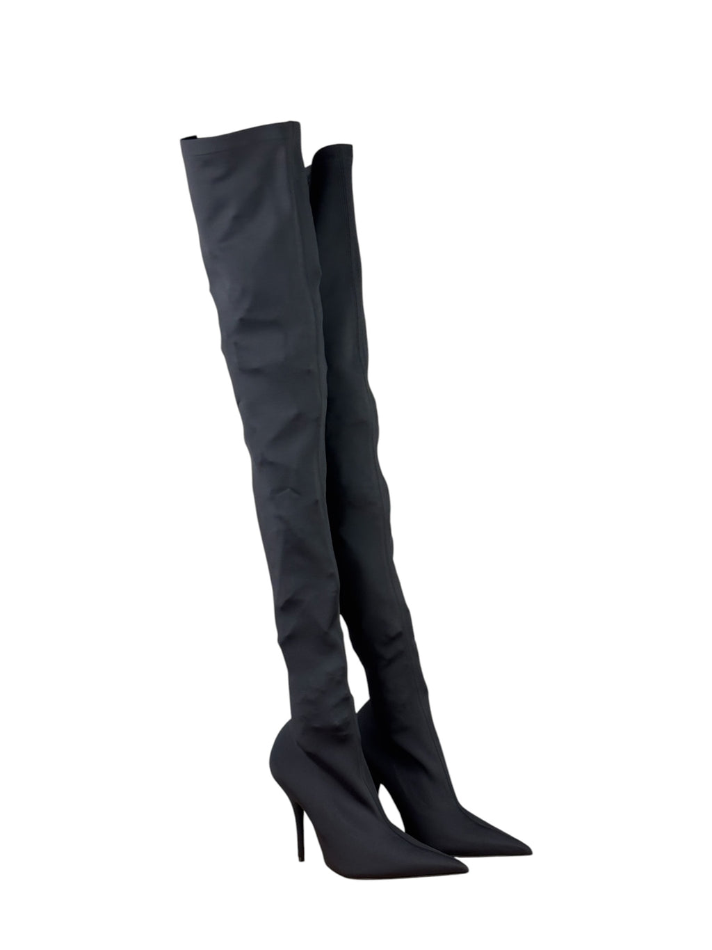 Balenciaga Knife Cuiss Spandex Heels (36)