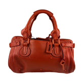 Chloé Vintage Red Leather Paddington Bag (Broken Lock
