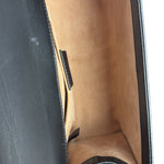 Gucci Small Pearl Studded Leather Padlock Crossbody Black