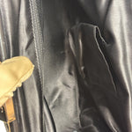 Chanel Black Velvet Leather Trim Kiss-Lock Two-Way Bag 2006