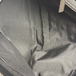 Burberry Vintage Leather Trim House Check Top Handle Bag