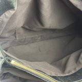 Fendi Vintage Black Leather Mia Chain Tote
