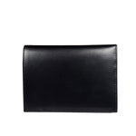 Prada Black Leather Bi-Fold Wallet