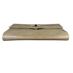 Bally Leather Bow Clutch