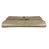 Bally Leather Bow Clutch