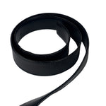 Gucci Silver-Toned Leather Belt