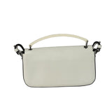 Fendi x Marc Jacobs White Leather Mini Baguette