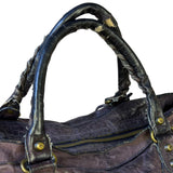 Balenciaga Vintage Purple Classic Motorcycle City Bag