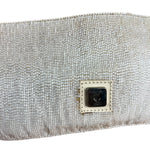 Fendi Vintage Beaded Baguette White