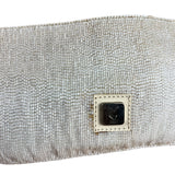 Fendi Vintage Beaded Baguette White