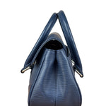 Louis Vuitton Navy Blue Leather Epi Segur Handbag PM