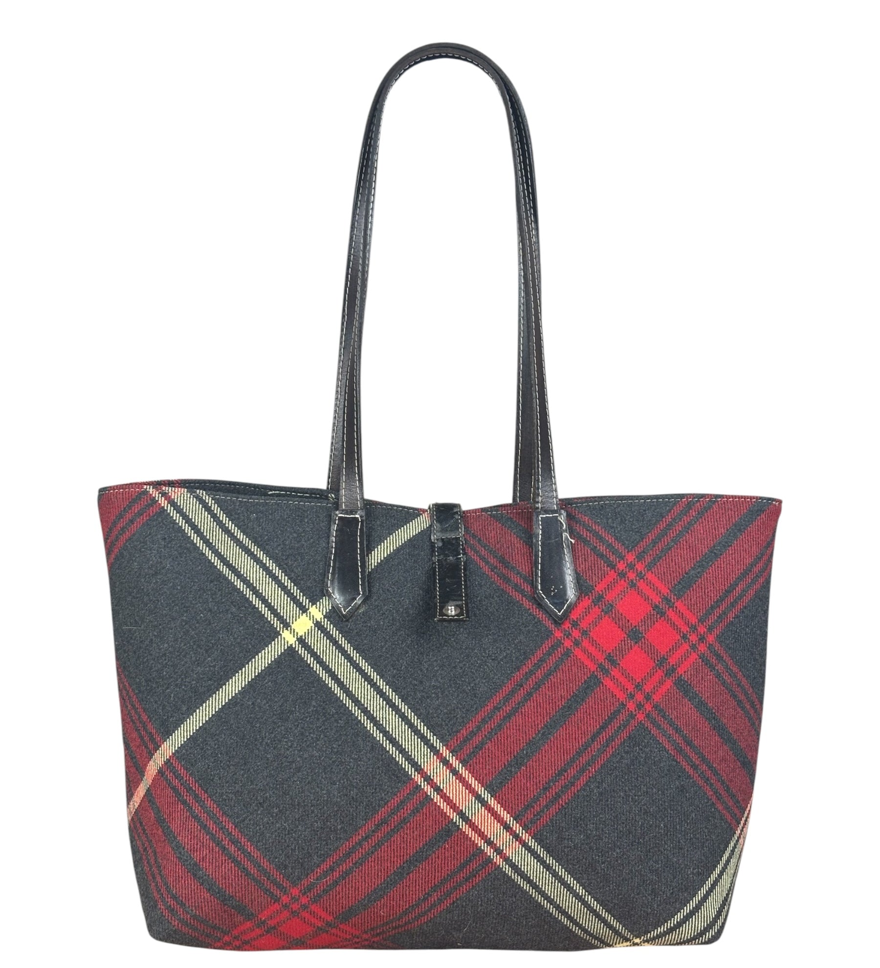 Vivienne Westwood Plaid Orb Tote Bag