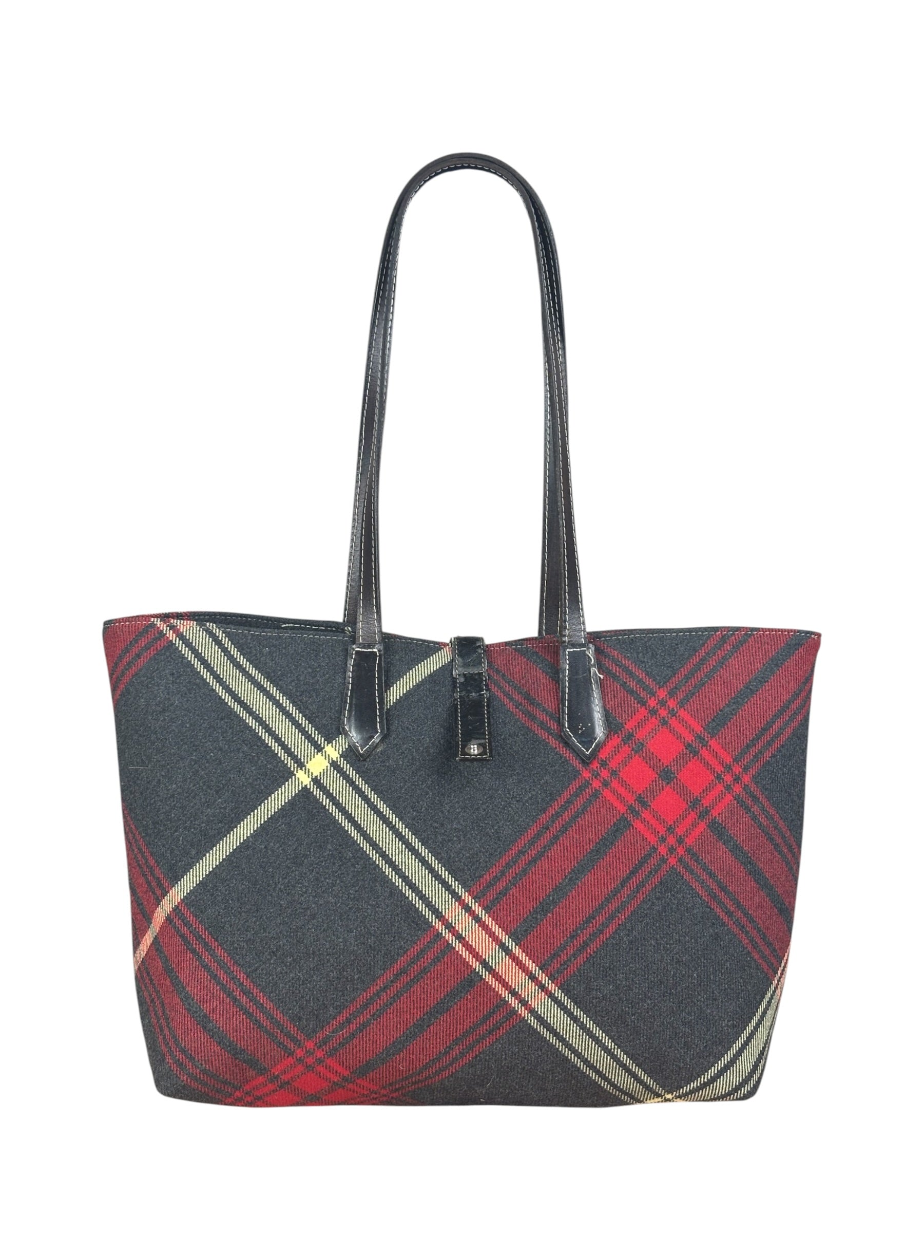 Vivienne Westwood Plaid Orb Tote Bag