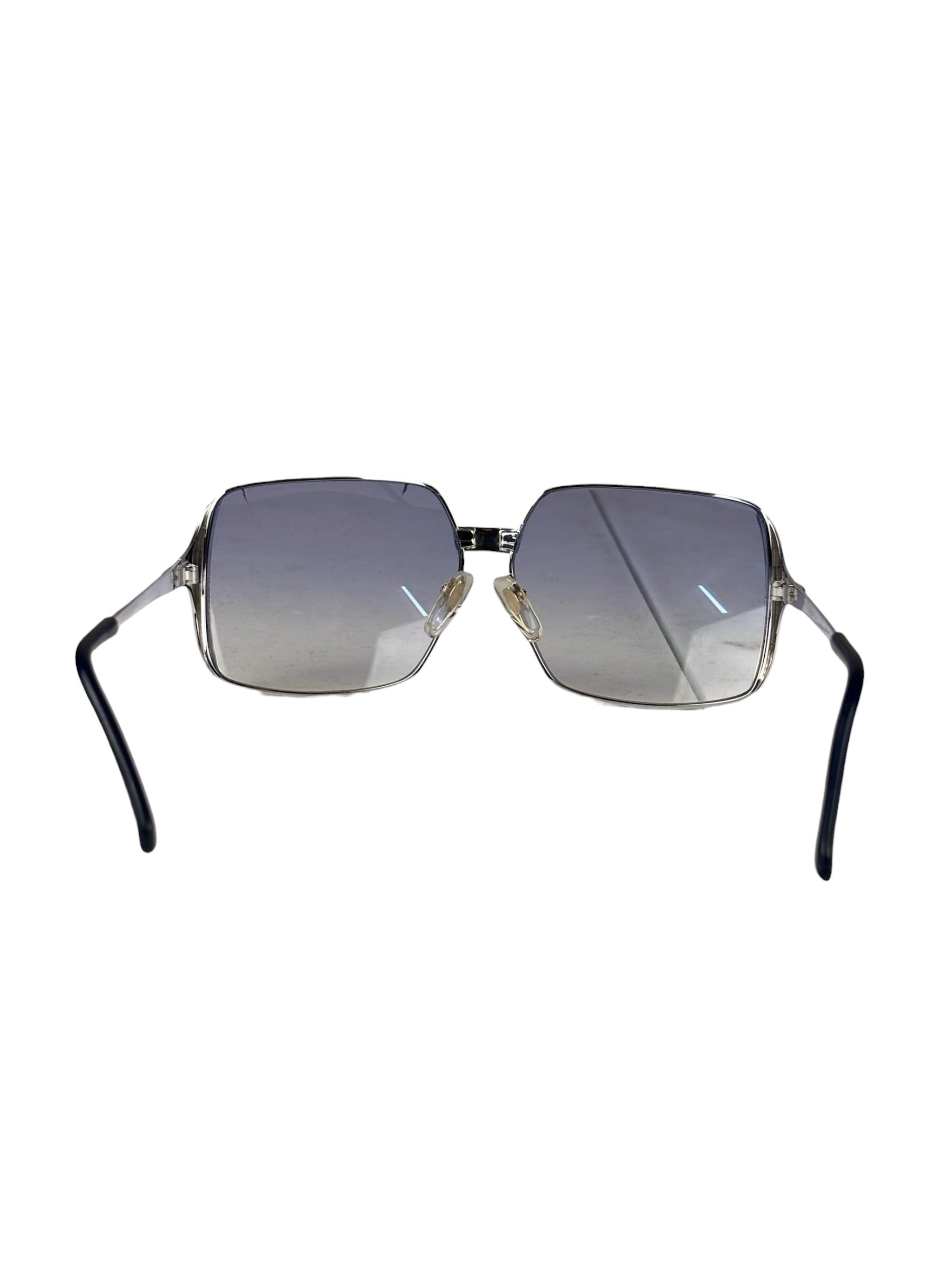 YSL Silver Square Frame Sunglasses
