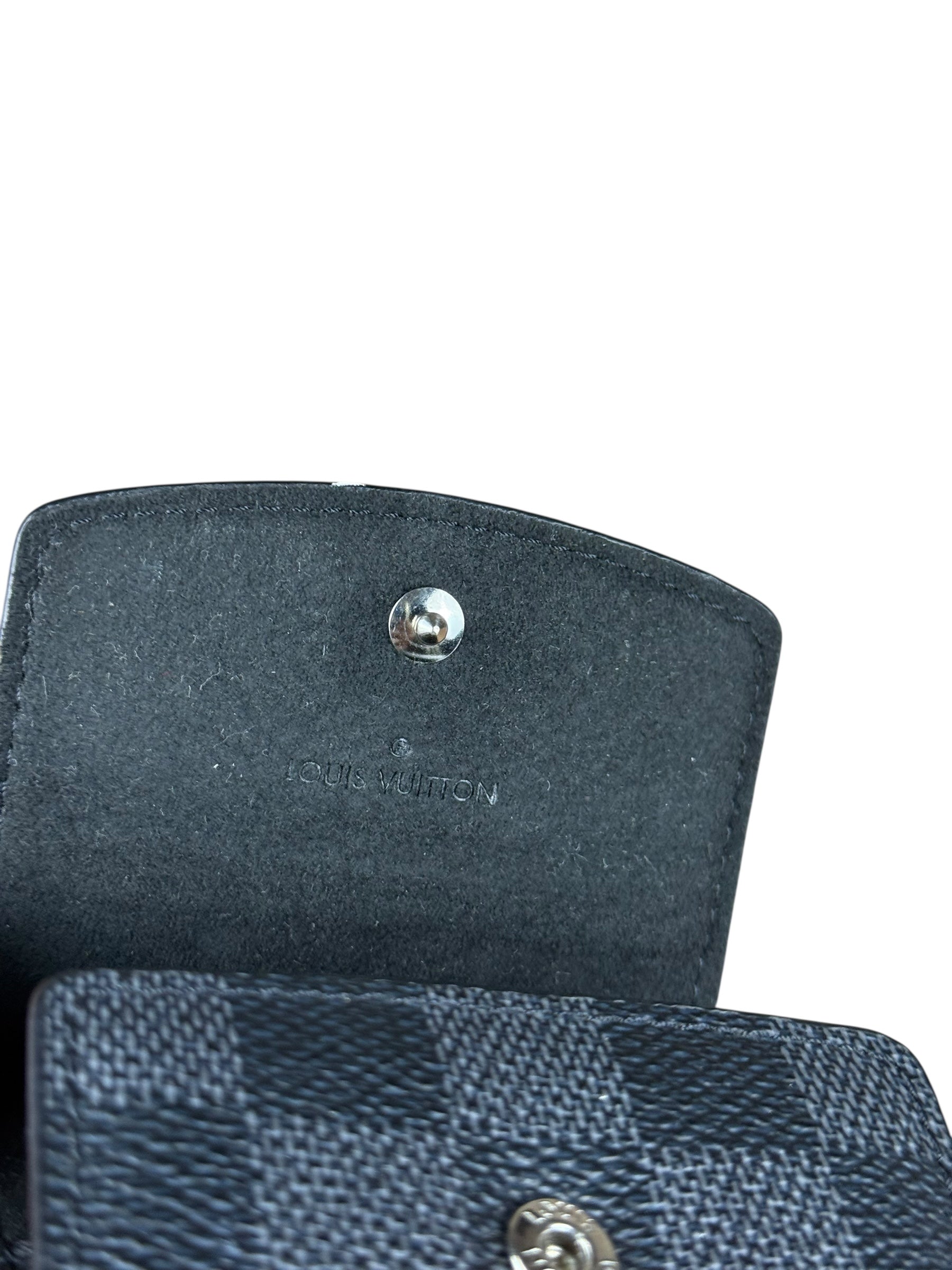 Louis Vuitton Damier Graphite Cuff Links Pouch