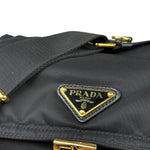 Prada Black Explore Re-Nylon Medium Shoulder Bag