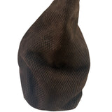 Loewe Vintage Brown Python Embossed Tote