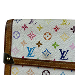 Louis Vuitton White Murakami Compact Wallet