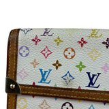 Louis Vuitton White Murakami Compact Wallet