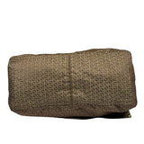 Fendi Brown Leather Trim Zucca Mamma Forever Baguette