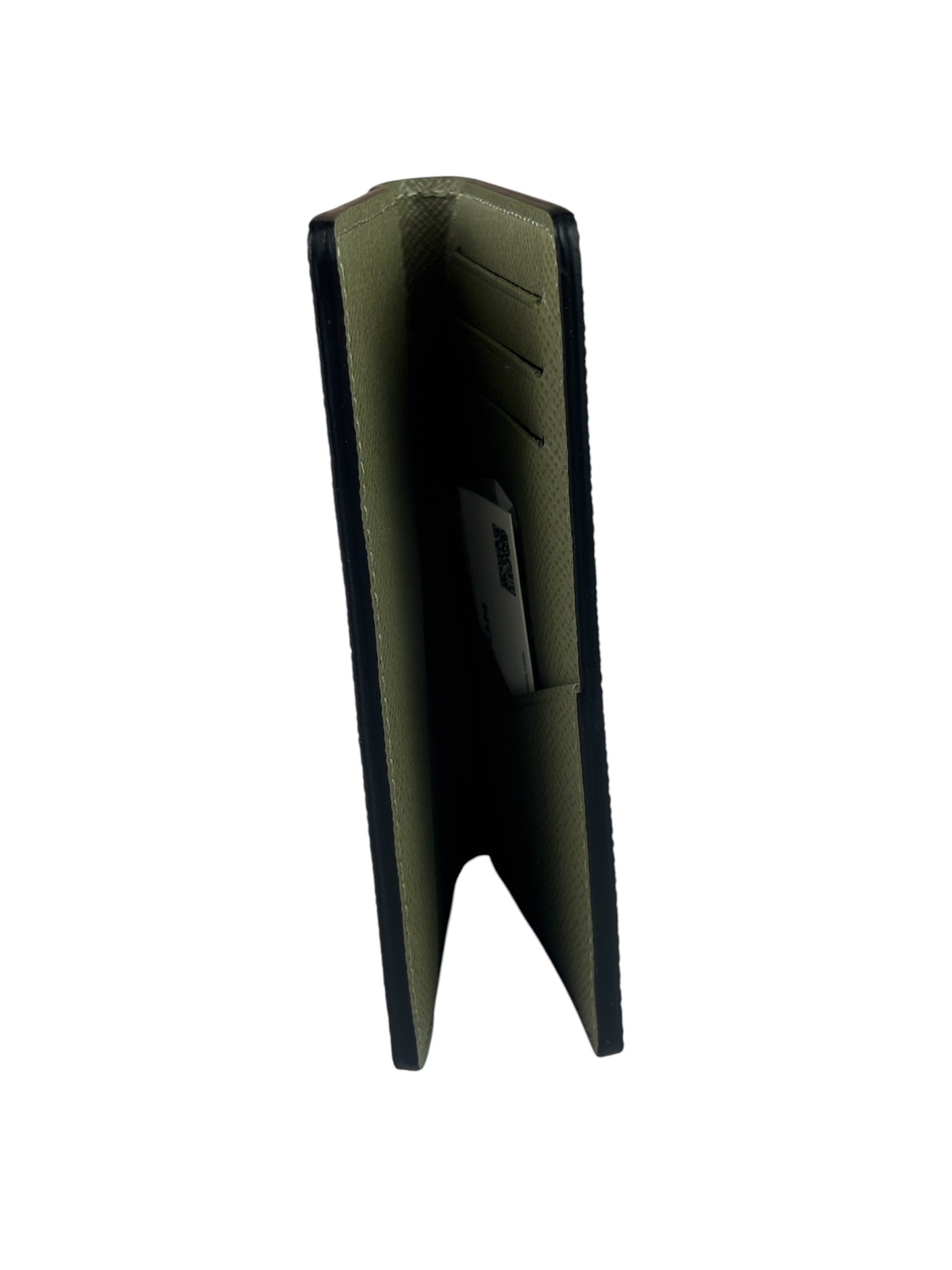 Louis Vuitton Black/Olive Monogram Bi-Fold Card Holder