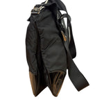 Prada Patent-Trimmed Nylon Crossbody Bag