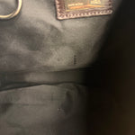 Fendi Vintage Tiger Print Canvas Bowler Bag