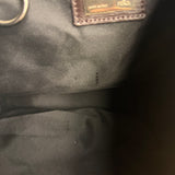 Fendi Vintage Tiger Print Canvas Bowler Bag