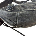 Balenciaga Black Denim Le Cagole XS Shoulder Bag