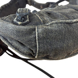 Balenciaga Black Denim Le Cagole XS Shoulder Bag