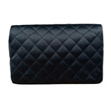 Chanel Black Quilted Satin Gripoix 1986