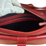 Loewe Vintage Red Leather Shoulder Bag
