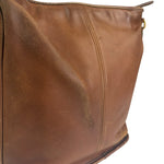 Coach Vintage Brown Leather Legacy Zip Crossbody Bag