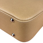 Burberry Vintage Saffiano Leather Flap Shoulder Bag