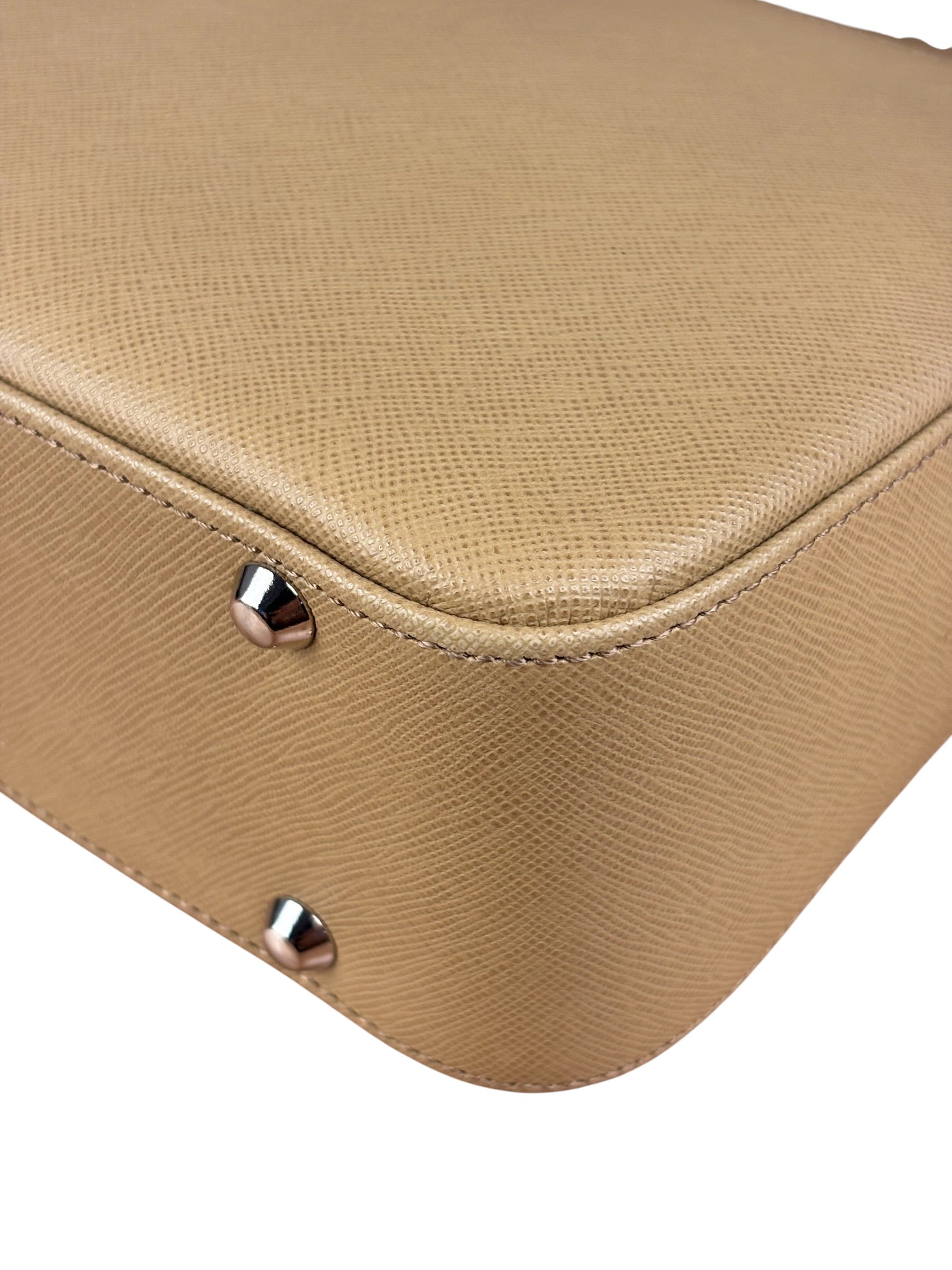 Burberry Vintage Saffiano Leather Flap Shoulder Bag