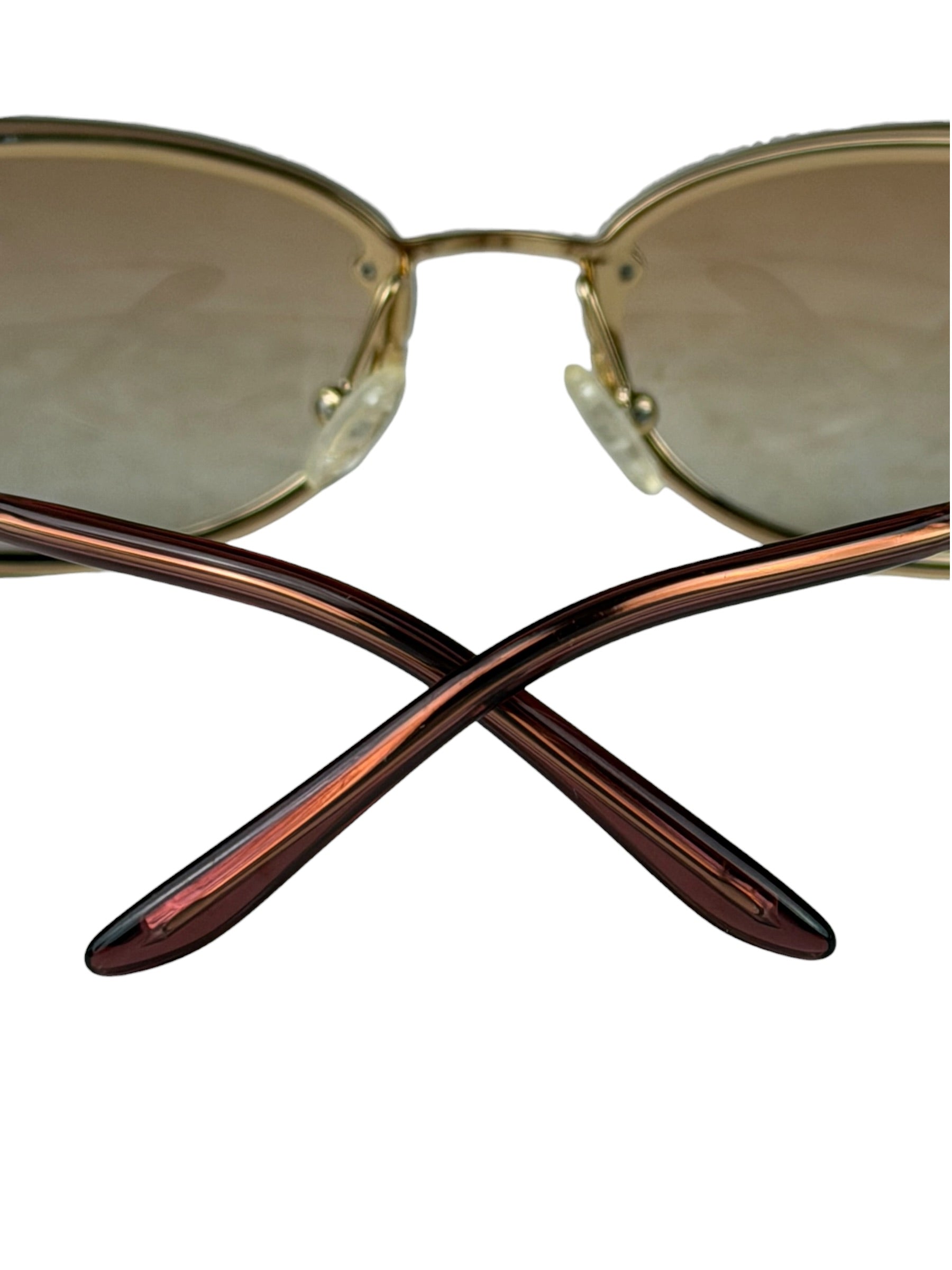 Celine Gold-Tone Tinted Reading Sunglasses
