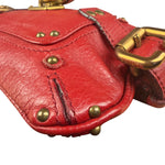 Chloe Red Leather Mini Paddington Pochette