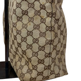 Gucci GG Pink Leather Canvas Eclipse Tote Bag