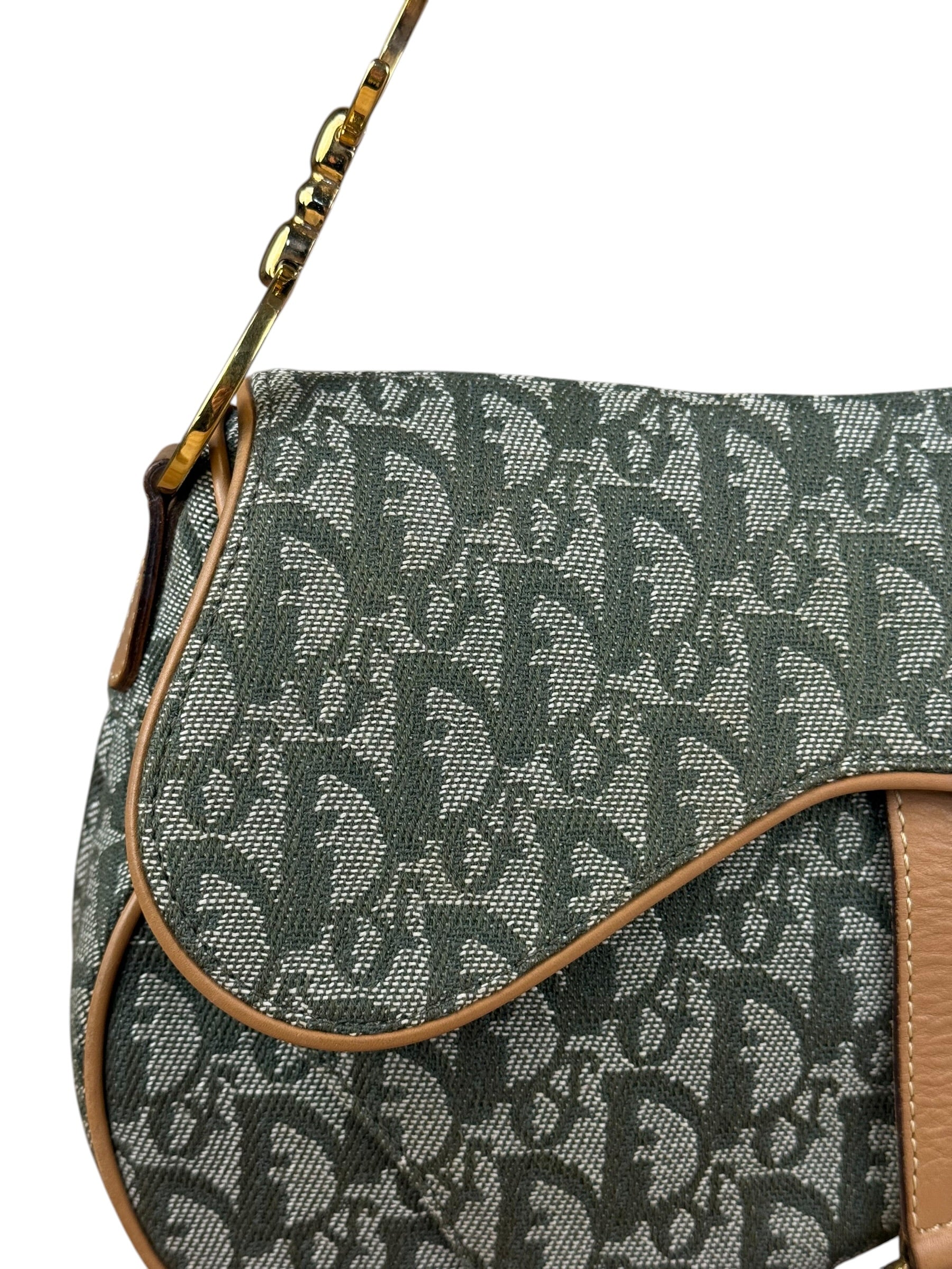 Christian Dior Vintage Trotter Saddle Shoulder Bag