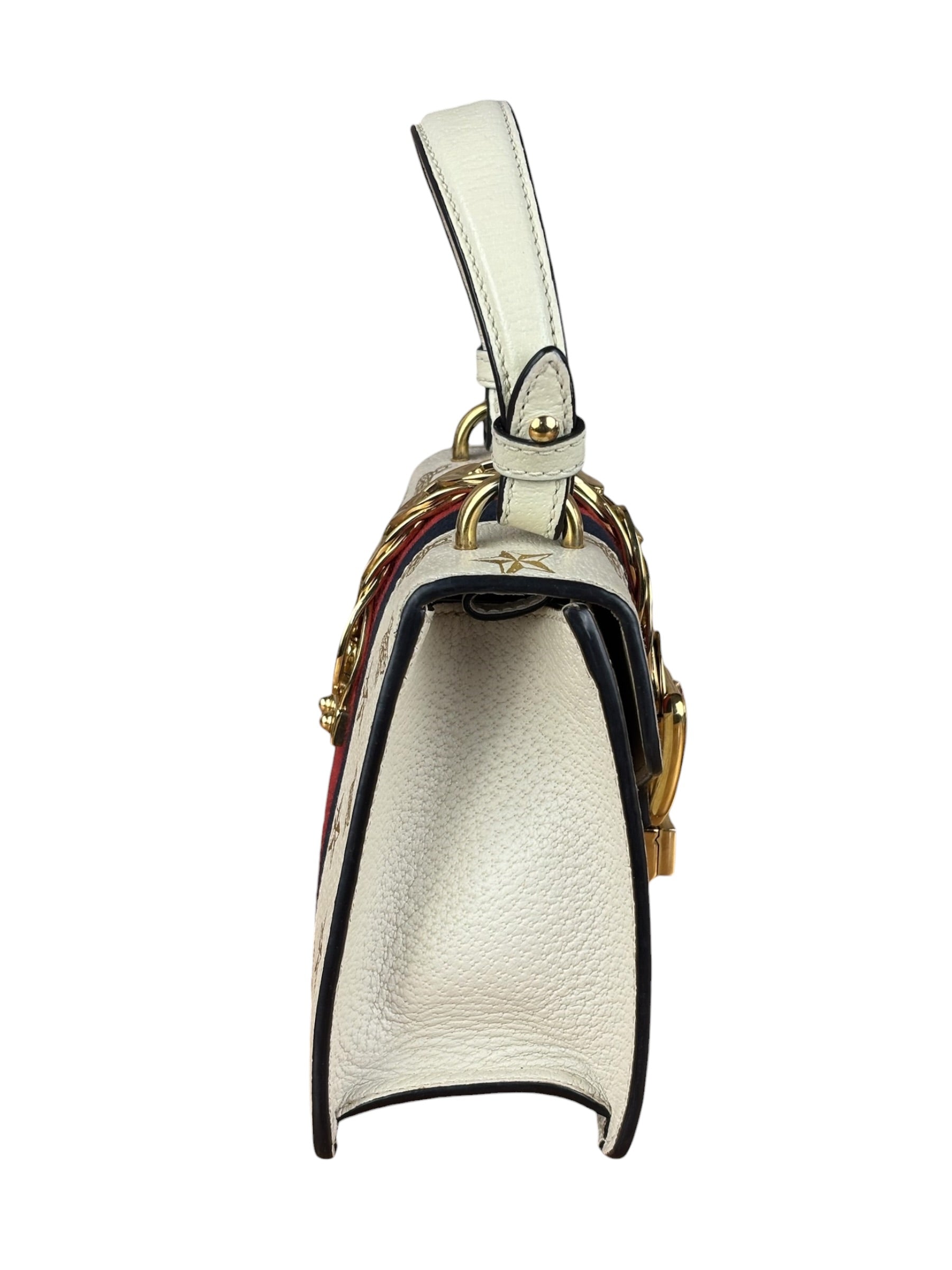 Gucci Sylvie Bee Star Mini Top Hand/Shoulder Bag